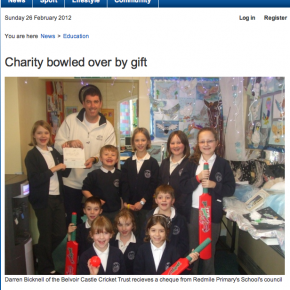 Bowled over by Primary School's fundraising